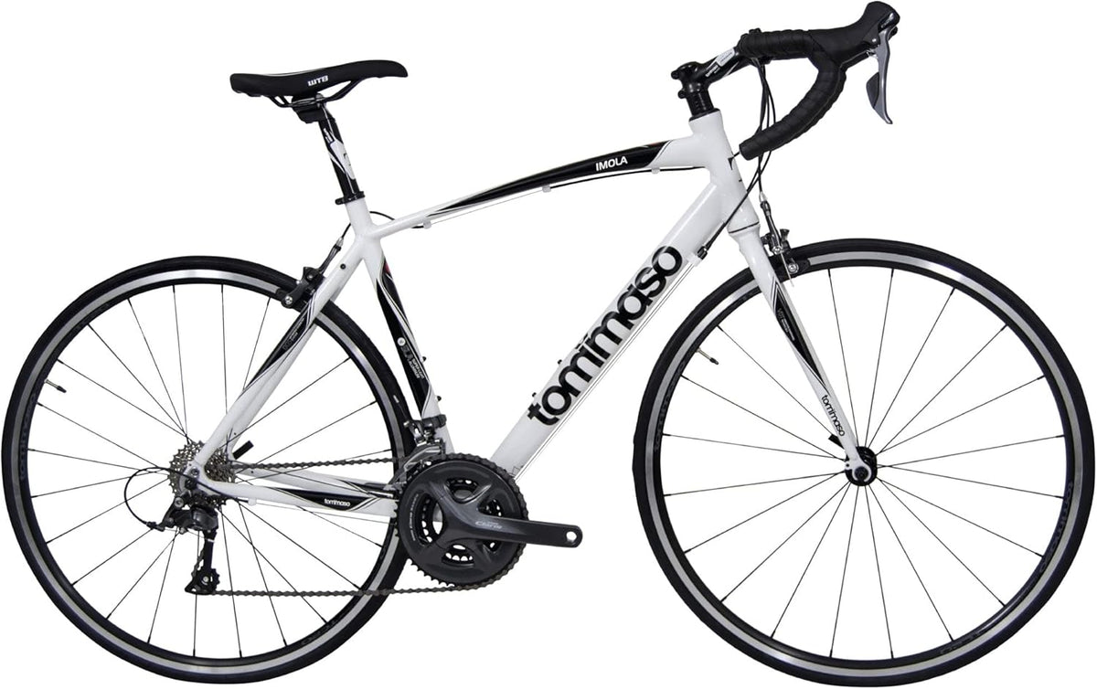 Black White Burnt Orange Aluminum Road Bike X74090