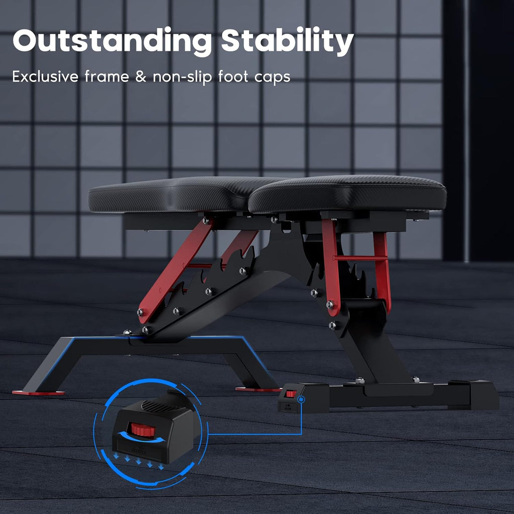 1100LBS Adjustable Weight Bench E604426