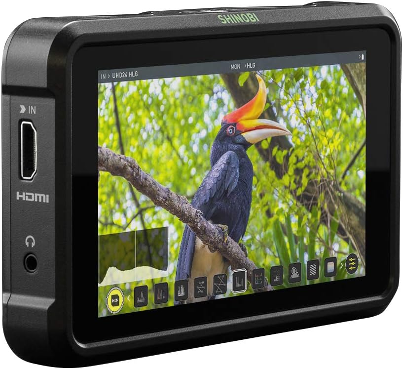 4K HDMI HDR Photo & Video Monitor with Power Kit & Screen Cleaning Wipes (5-Pack) Bundle K49937